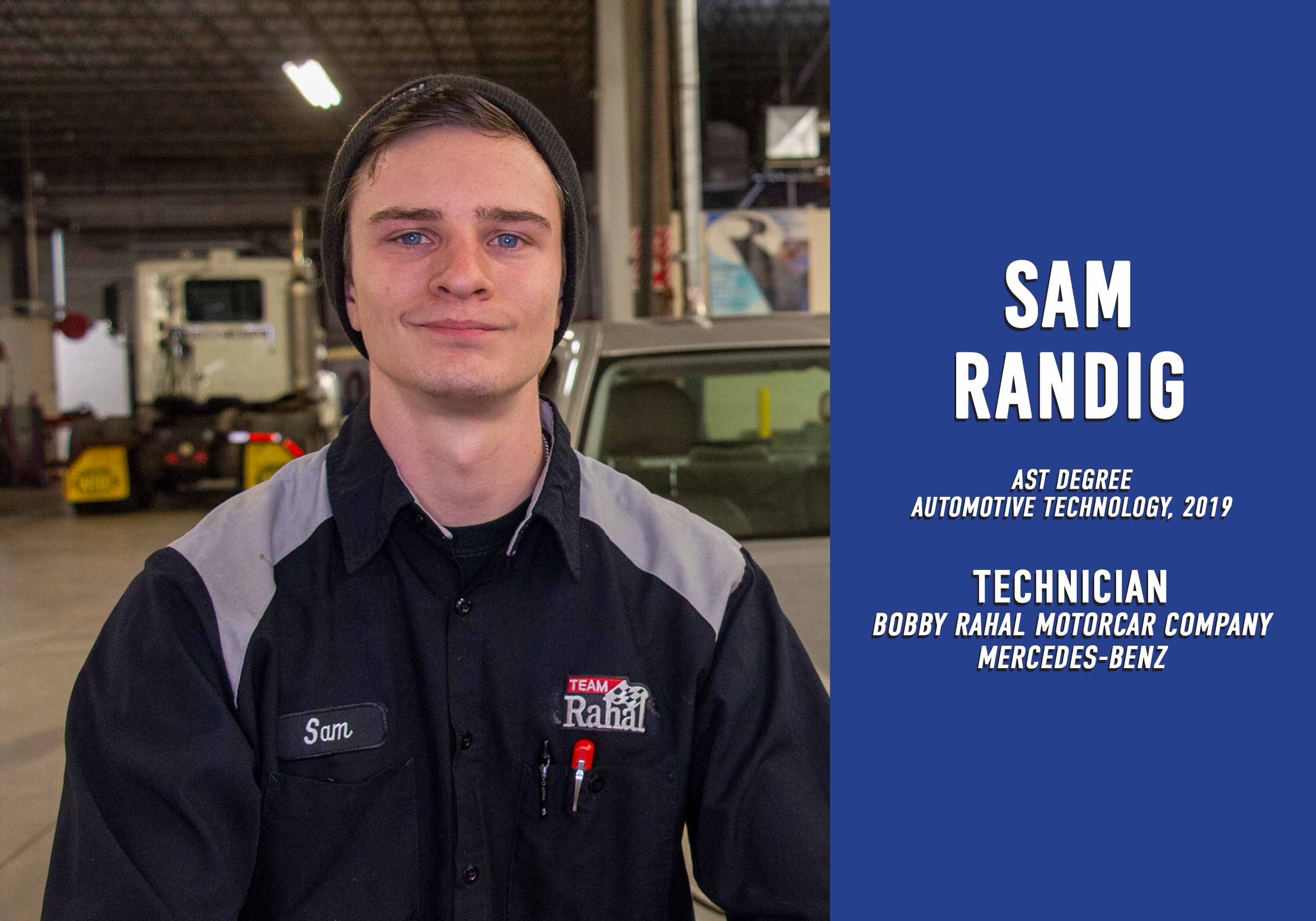 Sam Randig Automotive Technology 2019 Technician at Bobby Rahal